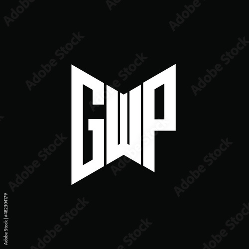 GWP letter logo creative design. GWP unique design photo