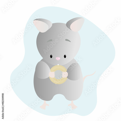 illustration of a cartoon mouse