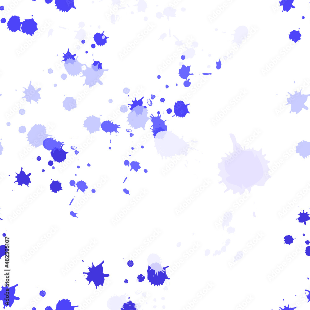 Freehand sketch sprinkling, repeating background vector seamless pattern design for print purposes