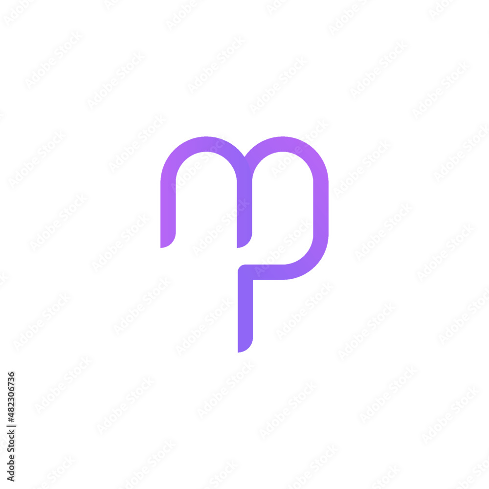 MP round initial logo MP round initial logo