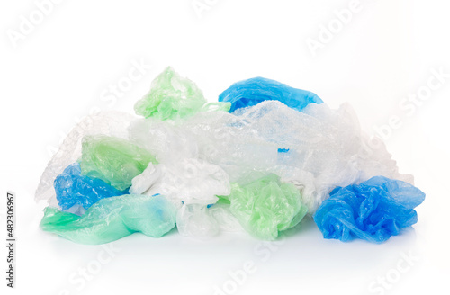 Fotografía Separate collection of plastic garbage