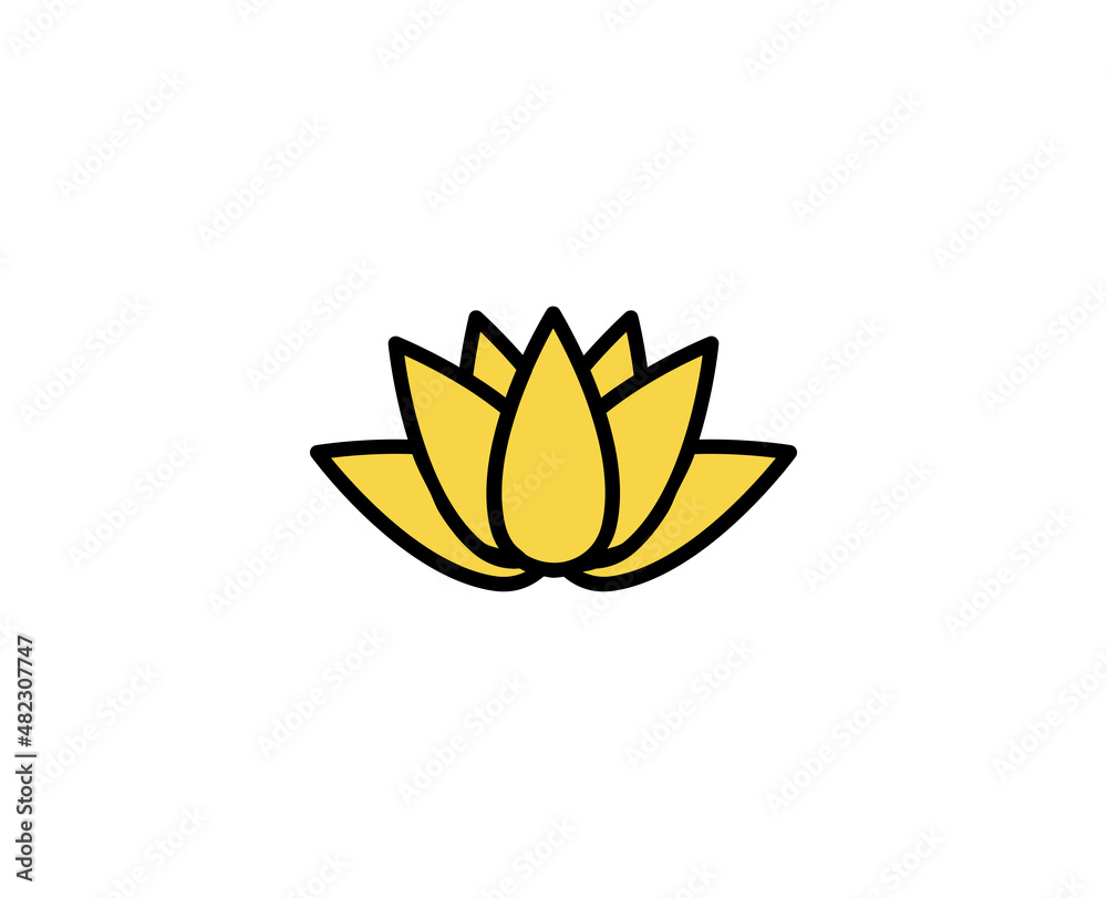 Lotus premium line icon. Simple high quality pictogram. Modern outline style icons. Stroke vector illustration on a white background. Lotus premium line icon. Simple high quality pictogram. Modern outline style icons. Stroke vector illustration on a white background.