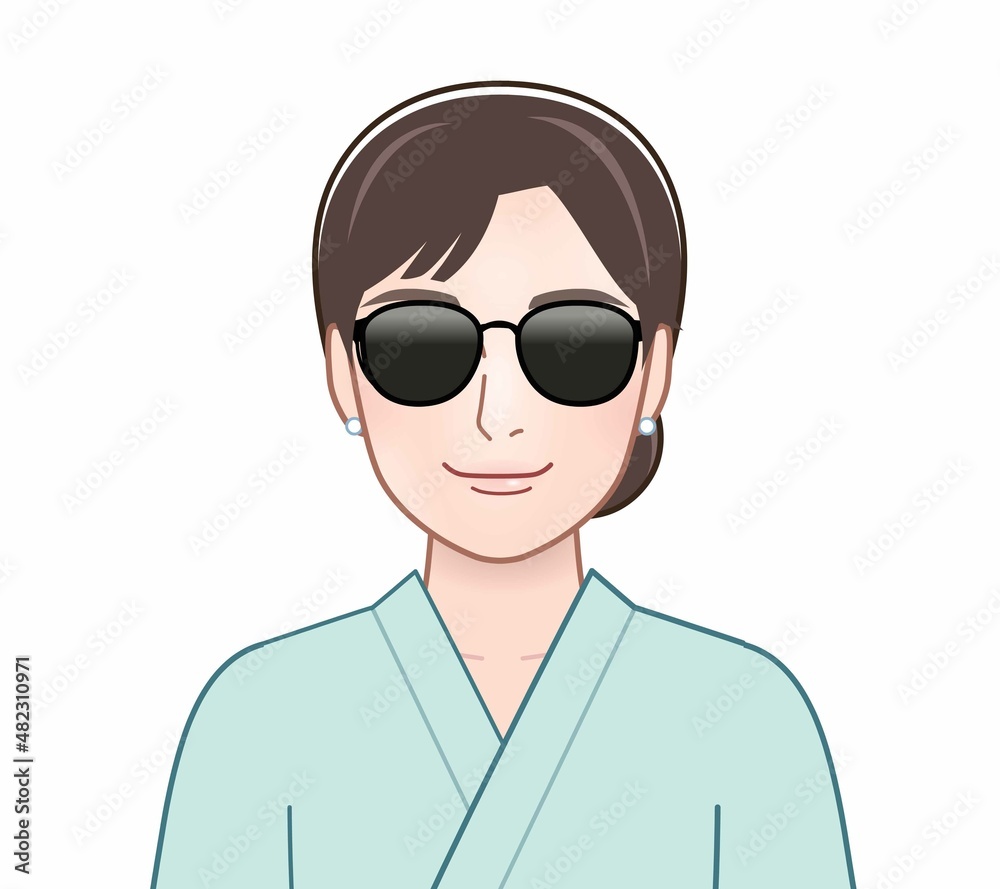 サングラスをしている人 サングラスをしている人