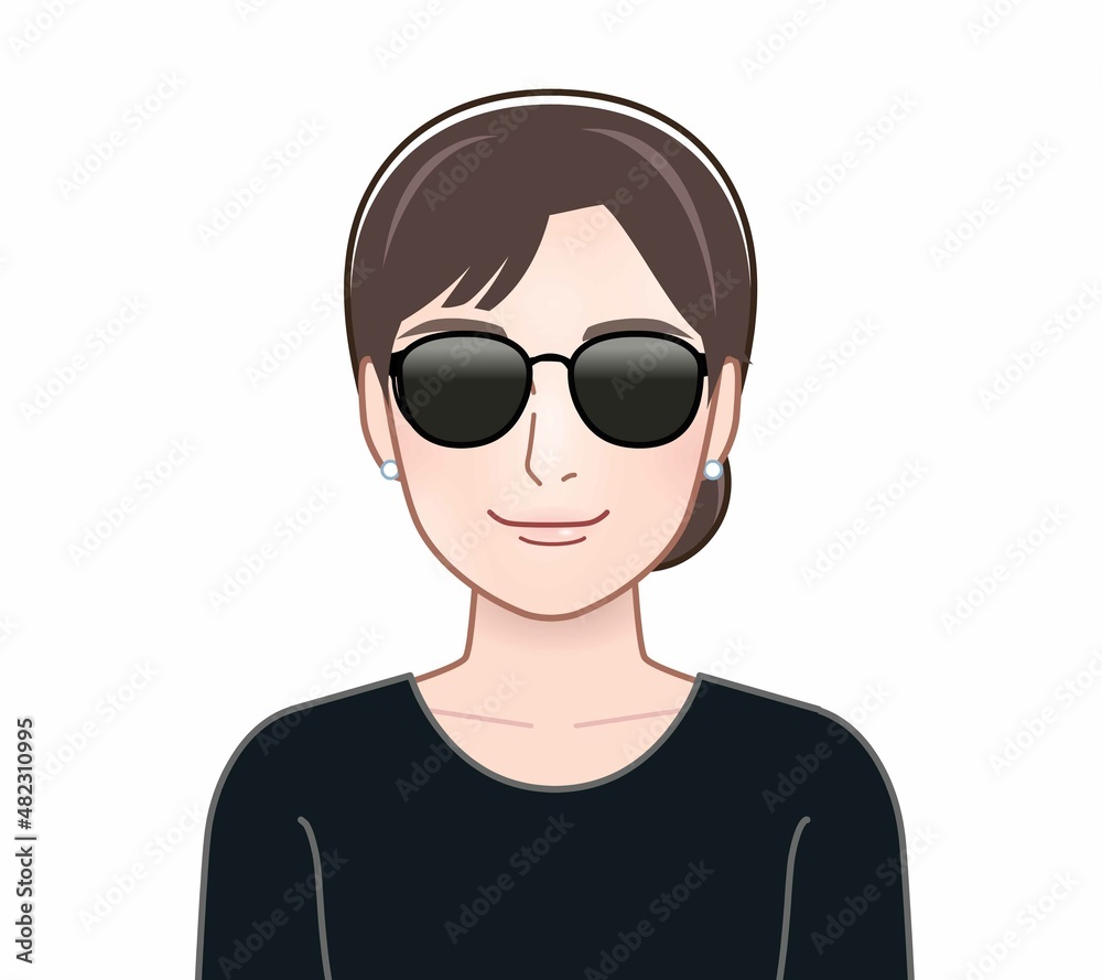 サングラスをしている人 サングラスをしている人