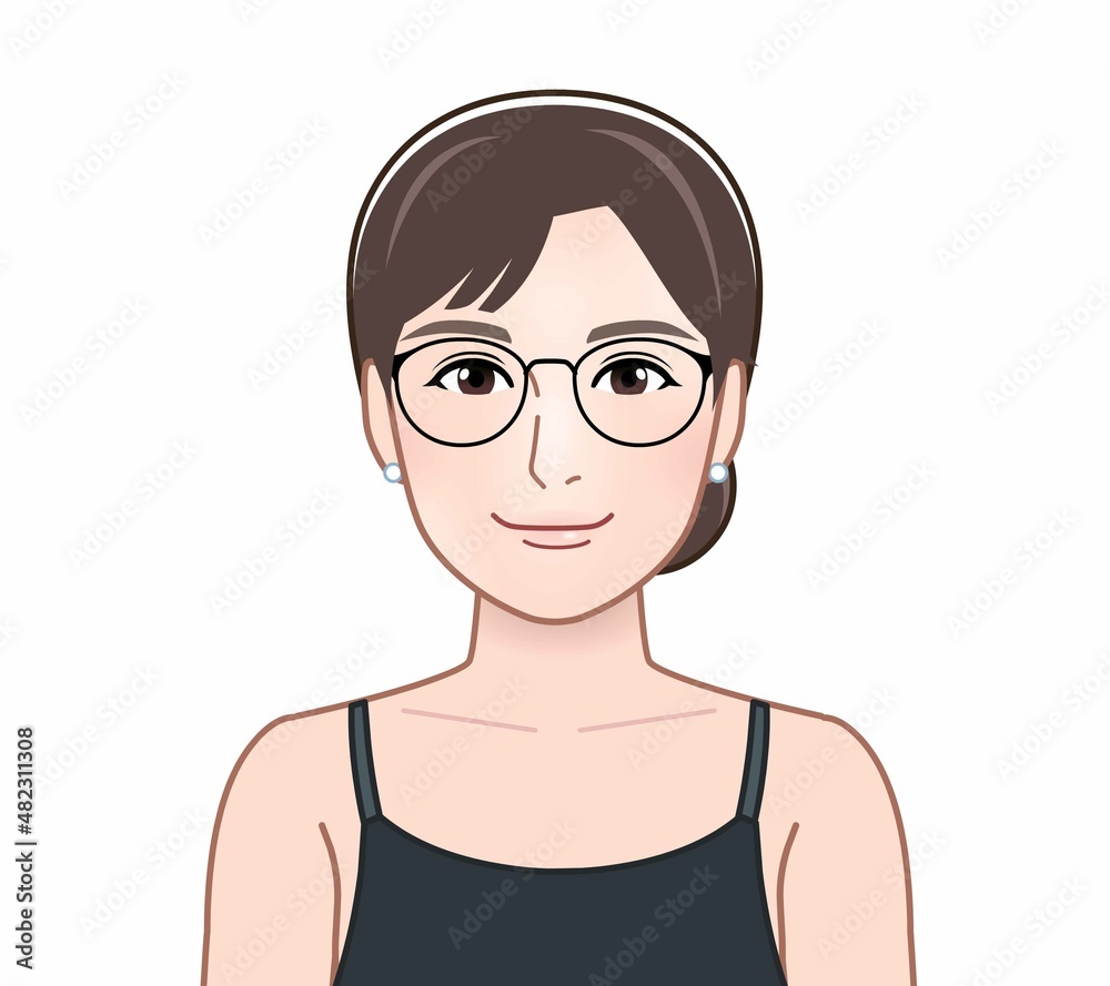 メガネを掛けた人 メガネを掛けた人