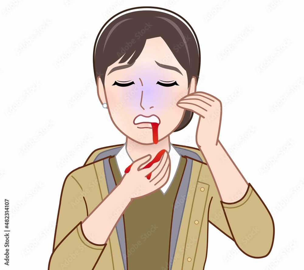 病気で血を吐いた人 病気で血を吐いた人