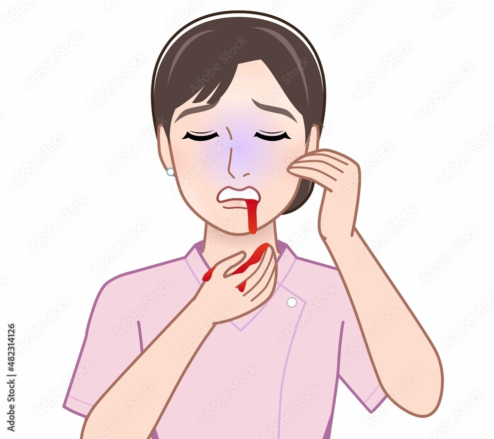 病気で血を吐いた人 病気で血を吐いた人
