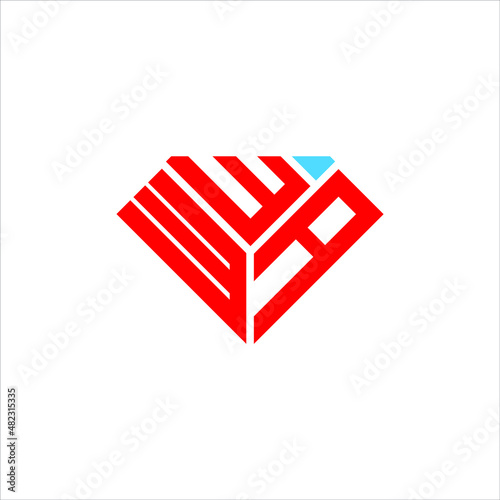 WWA letter logo creative design. WWA unique design photo