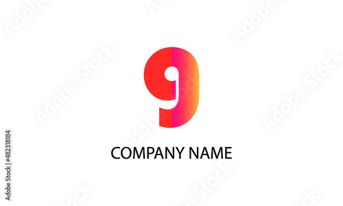 Letter g abstract monogram vector logo template