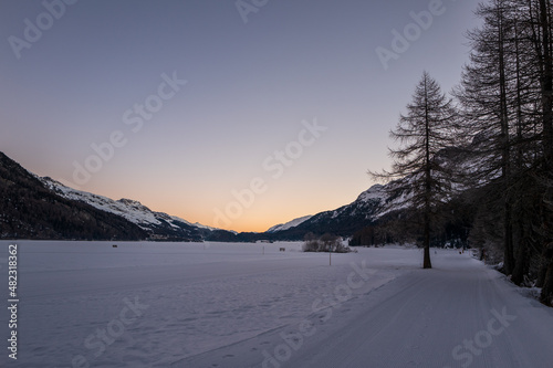 winter landscape in the mountains © Dirk