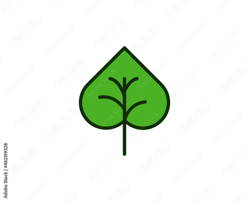 Leaf premium line icon. Simple high quality pictogram. Modern outline style icons. Stroke vector illustration on a white background. Leaf premium line icon. Simple high quality pictogram. Modern outline style icons. Stroke vector illustration on a white background.