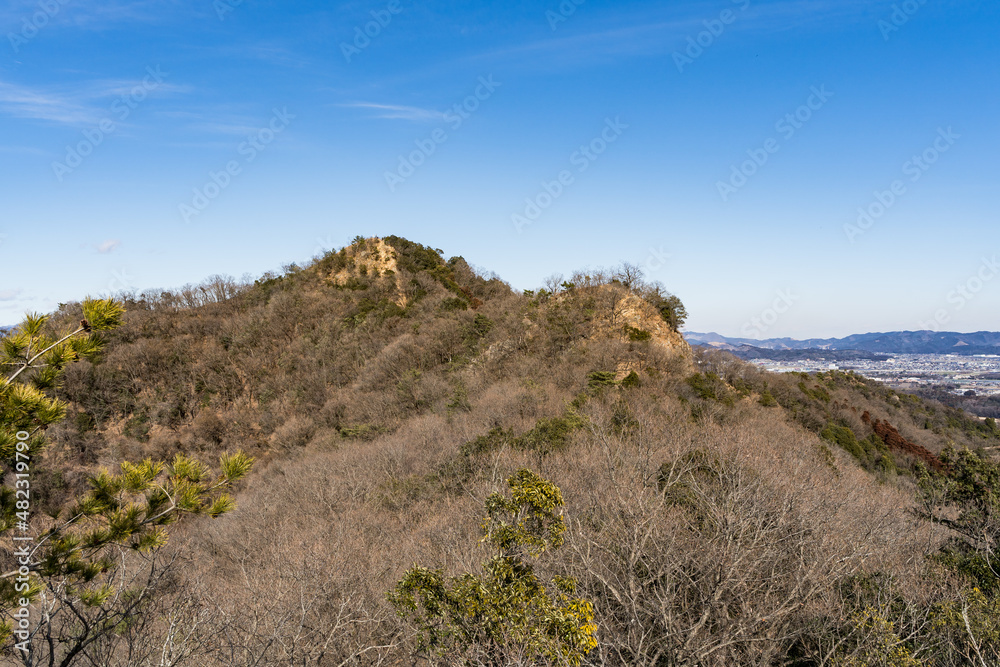 栃木百名山 大小山の風景 大小山 妙義山 山頂 栃木百名山 大小山の風景 大小山 妙義山 山頂