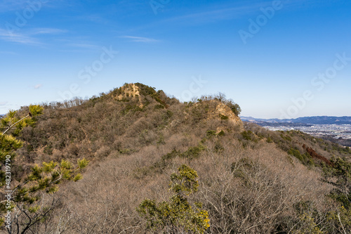 栃木百名山 大小山の風景 大小山 妙義山 山頂