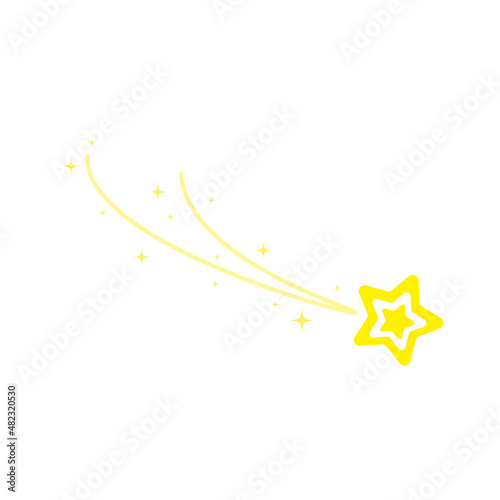 star  starry night  falling star  fireworks  twinkle  glow  glitter star  star over christmas  star decoration vector illustration