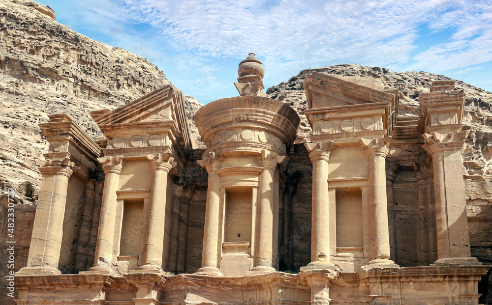 Ruins of the ancient city of Petra Ruins of the ancient city of Petra