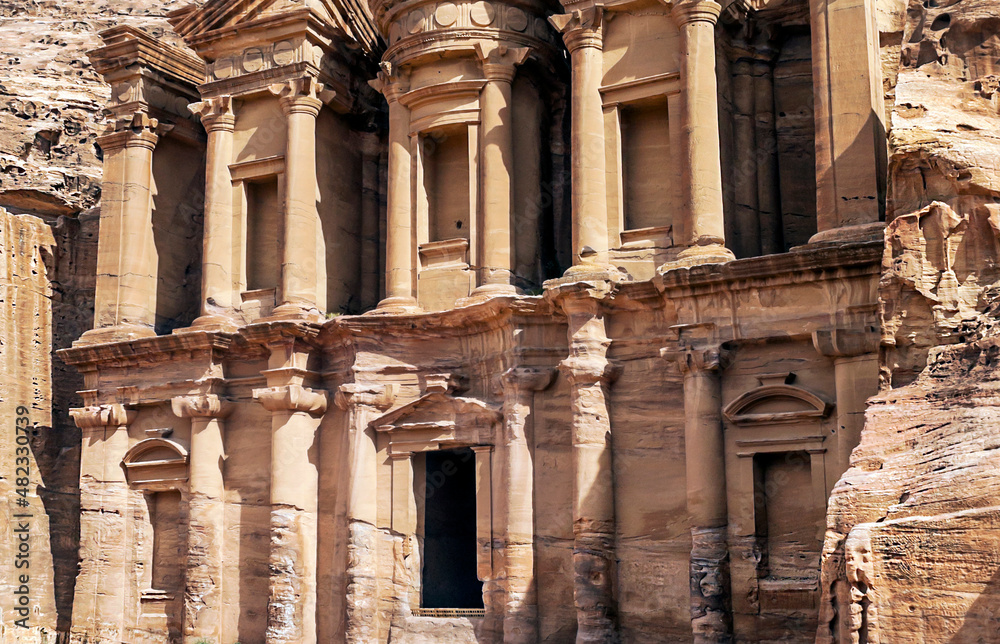 Ruins of the ancient city of Petra Ruins of the ancient city of Petra
