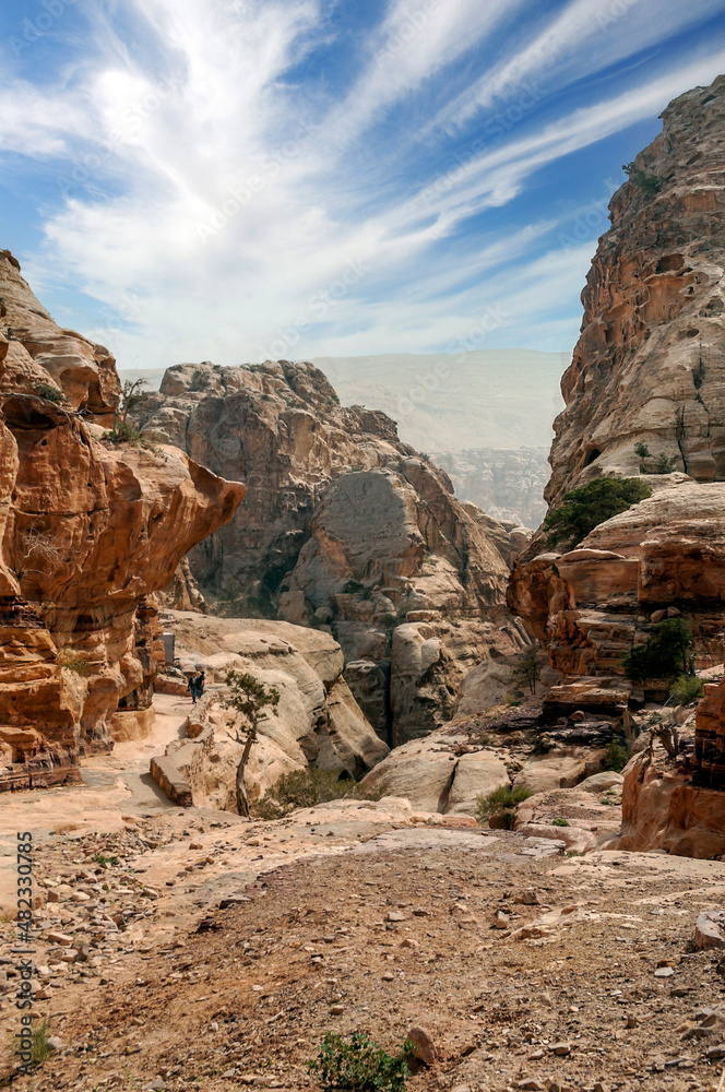 Fototapeta premium Ruins of the ancient city of Petra
