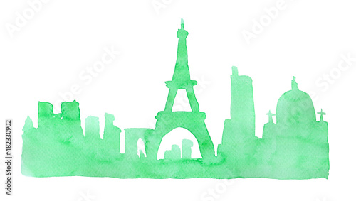 Photography illustration of the city