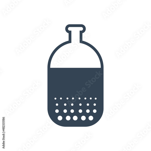 Vector black icon water treatment, purification, sedimentation