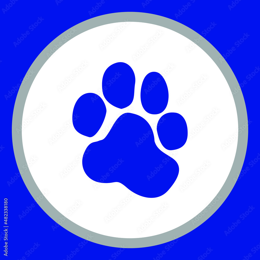 Vector image.
Animal paw icon Vector image.
Animal paw icon