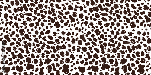 Leopard pattern. Seamless vector background. Trendy modern abstract art for textile  apparel  swimwear  wallpaper. Animal print design