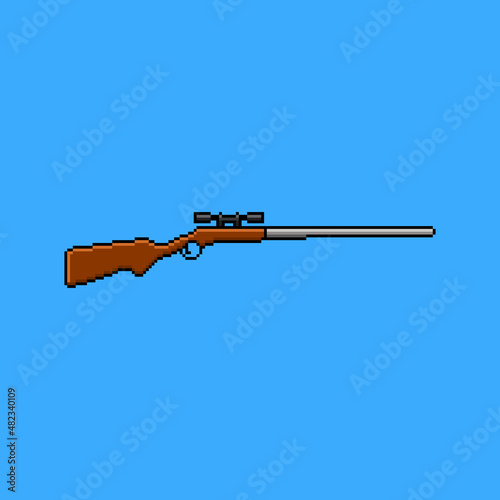 Rifle pixel art