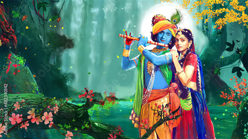 Radha Krishna Image High Quality photo