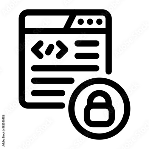 encrypted line icon