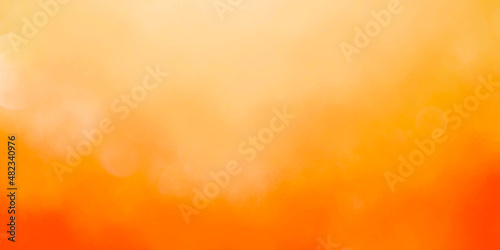 abstract orange background with bubbles