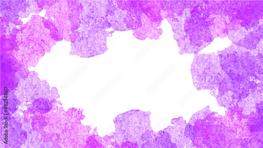 purple stamp abstract background watercolor painting vector