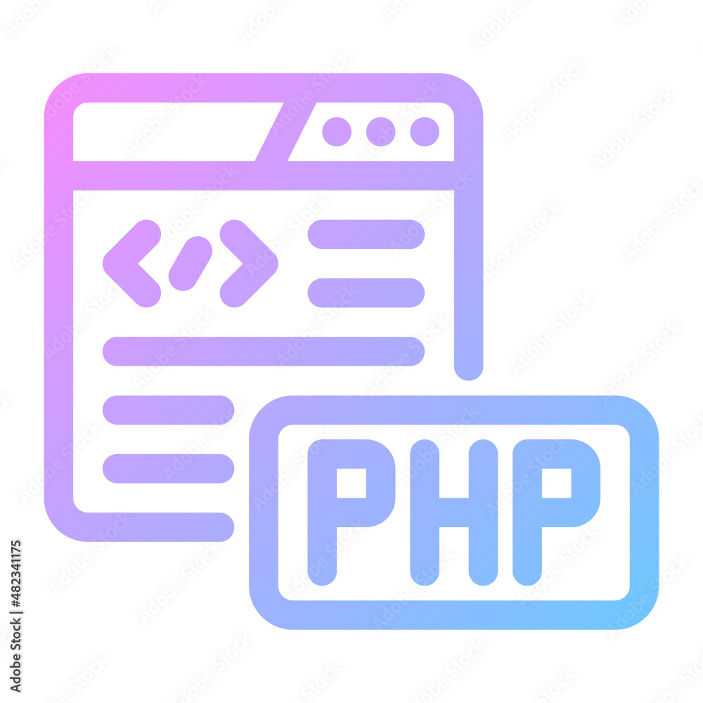 php gradient icon
