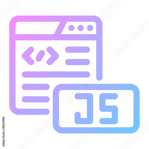 js gradient icon