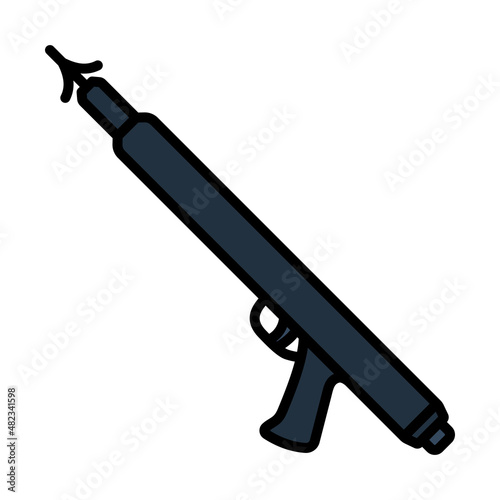 Icon Of Fishing Speargun