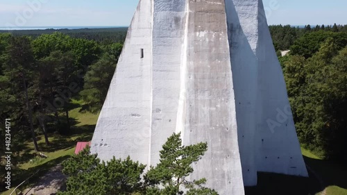 The lighthouse was built 500 years ago and is still in operation today. Kopu, Estonia.