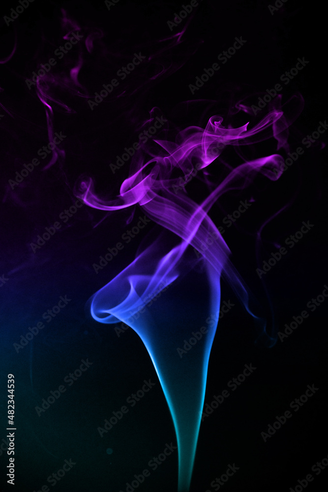 Colorful smoke on a dark background, abstract smoke, background, abstract background Colorful smoke on a dark background, abstract smoke, background, abstract background