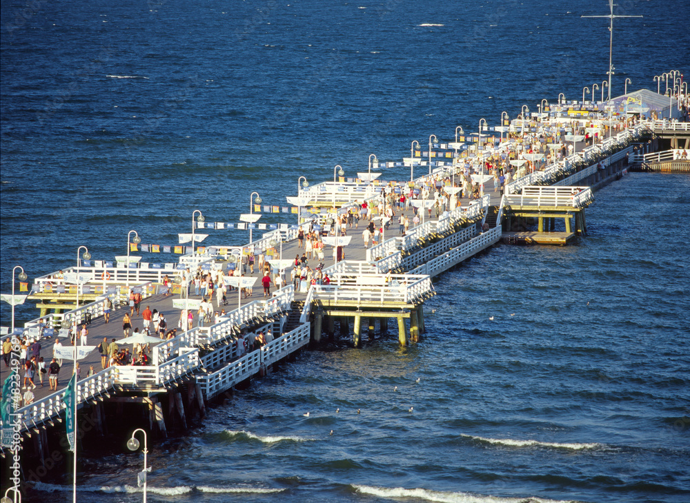 Obraz premium Bałtyk, molo