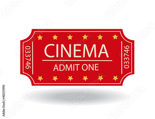 cinema tickets vector illustration 