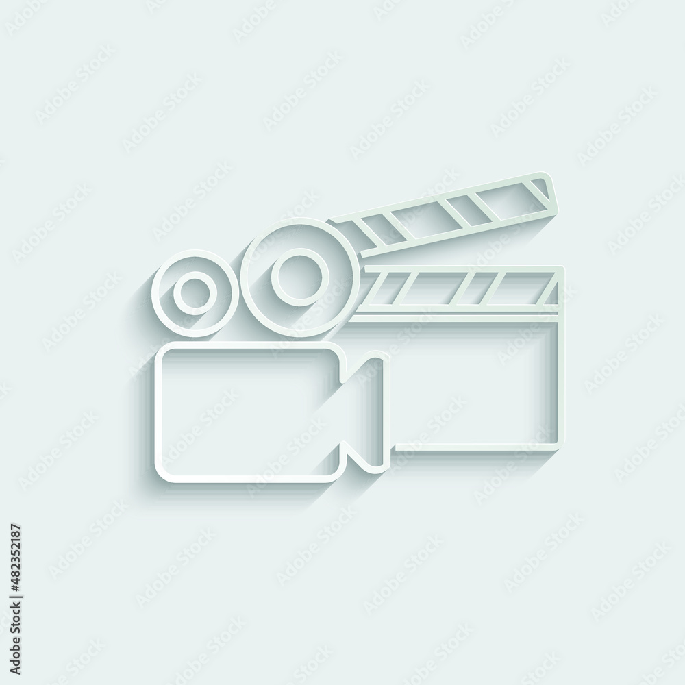 video camera icon movie sign video camera icon movie sign