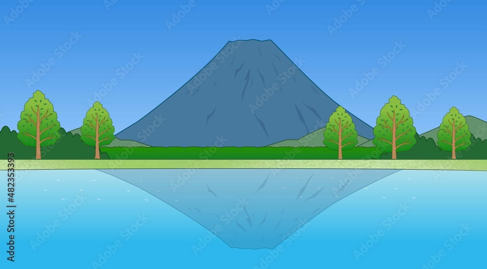 富士山の見える風景