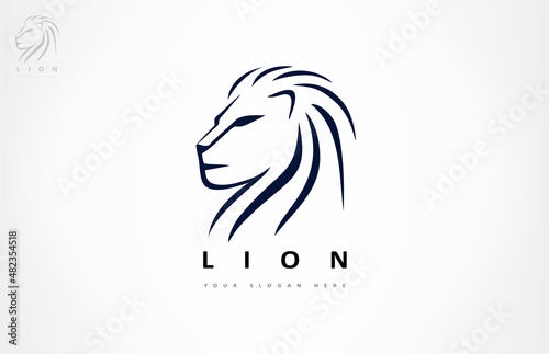 Lion logo animal vector design
