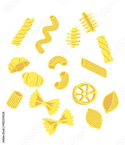 collection of pasta