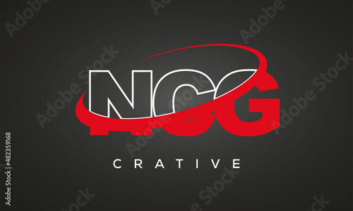 NCG letters creative technology logo design