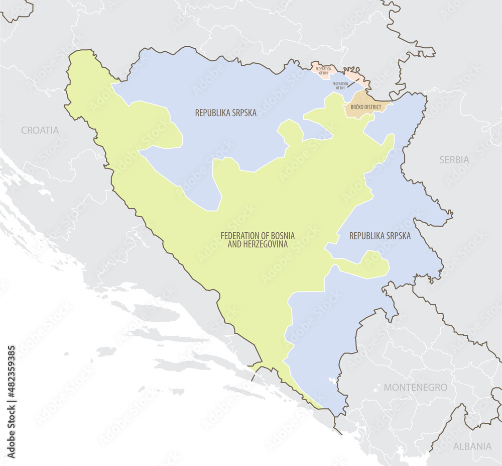 Map Of Bosnia And Surrounding Countries 1000 F 482359385 6Gk2PwKFGxEH3DTq1DLNiItncgHivAlH