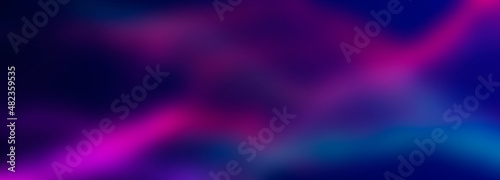 Abstract blurred gradient background. Blue, purple, pink, red in different shades. Beautiful background for banner. 3d