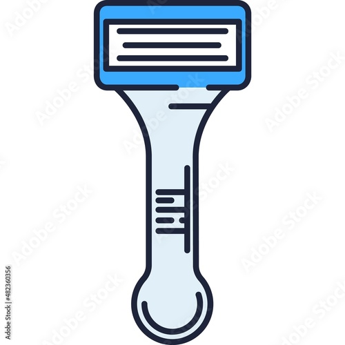 Razor for shaving icon vector shave blade