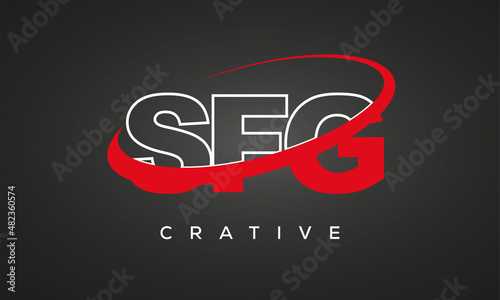 SFG letters creative technology logo design photo