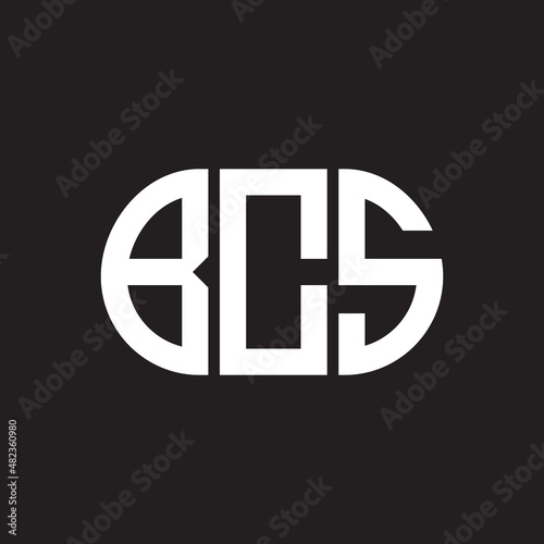 Free Download BCS letter logo design on black background. BCS - GFXLoad