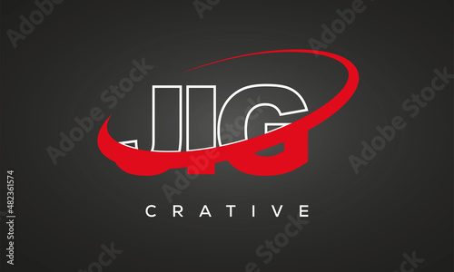 JIG letters creative technology logo design