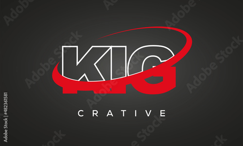 KIG letters creative technology logo design photo