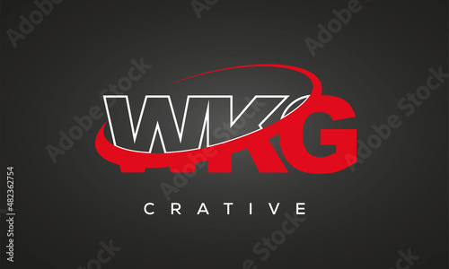 WKG letters creative technology logo design 